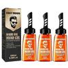 1-3X 2-in-1 Haarwachs-Gel mit Kamm Langanhaltendes Fluffiges Haar Männer Haarstyling-Gel-Werkzeug
