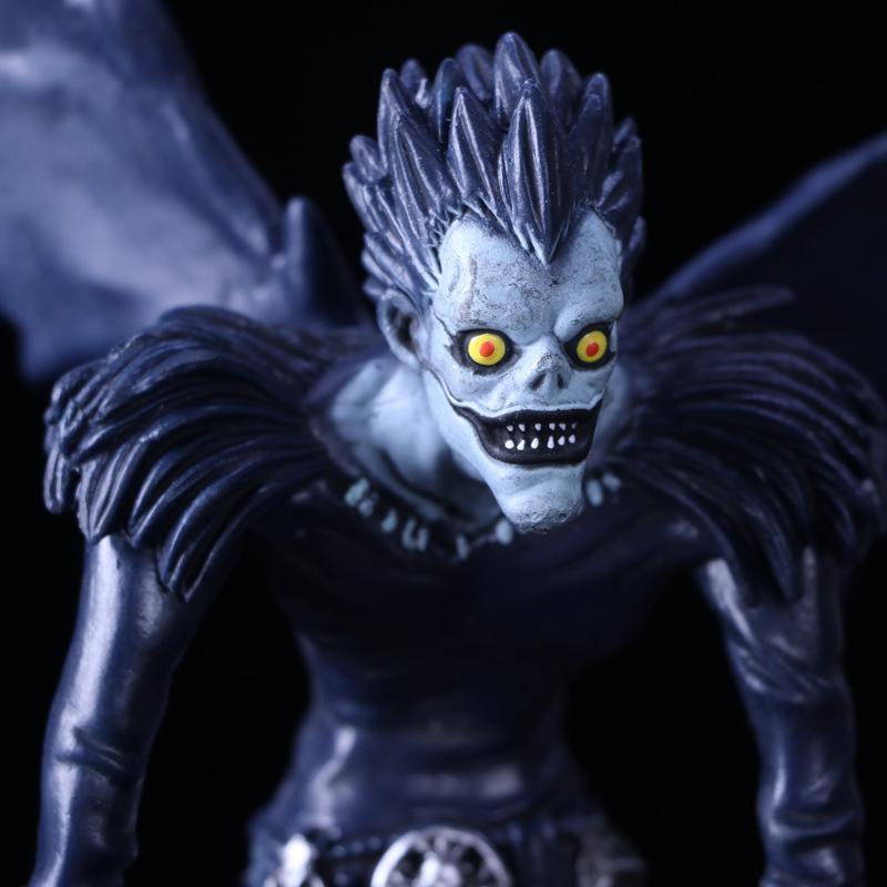 24CM Anime Figure DEATH NOTE Ryuk Yagami Light MisaMisa PVC Standing Model Pose Children Collection Gift Ornaments Sculpture