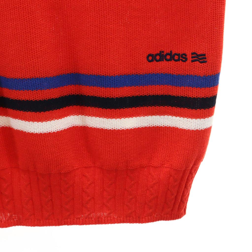 adidas golf Knit vest XO Red Biggs Men's Used