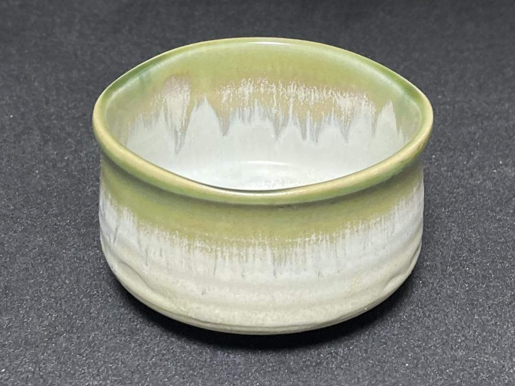 Matcha x Straw Ash Mino Made in Japan Ale-net Bowl, 10.7 H6.3cm, Glaze, Ware,