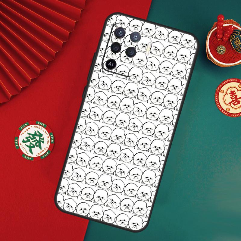 Bichon Frise Dog Puppy Case For Oppo A78 A98 A58 A38 A18 A54 A74 A94 A80 A60 A40 A96 A76 A16 A15 A17 A57 A5 A6 Pro