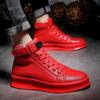 Newest Men Casual Shoes Men Ankle Boots Winter High-Cut Leather Sneakers Platform Skate Running Sport Shoes Boots Footwear
