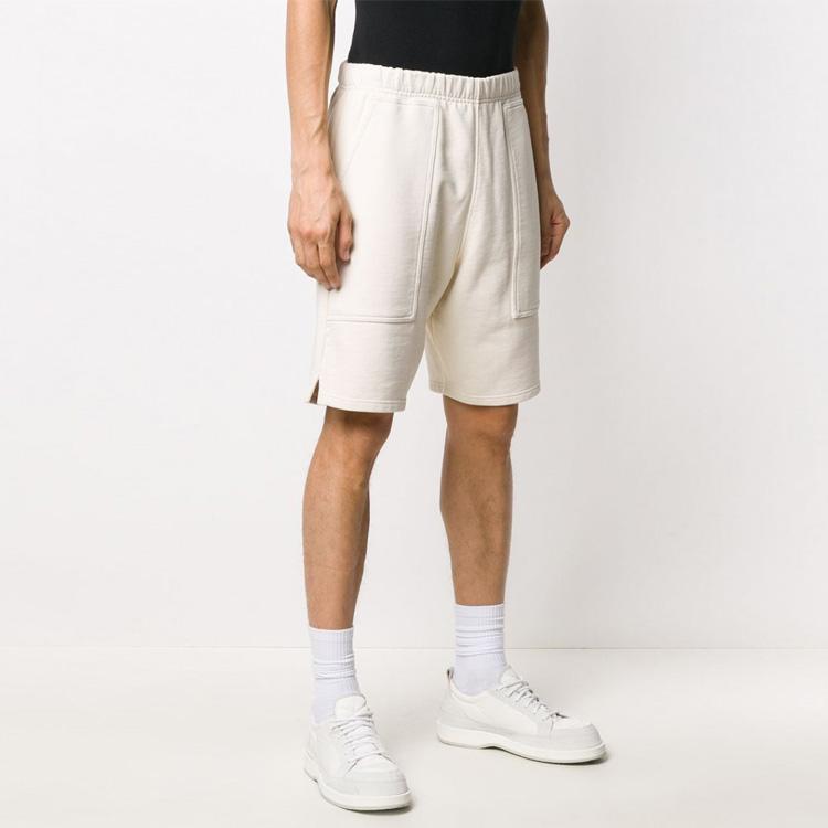 Amiparis Ss21 Heart Letter Embroidery Logo Sports Shorts Men shorts Off-White E21HJ328747-150