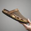 New Leather Men's Casual Sandals Handmade Beach Sandals Man Sandalias Para Hombre Leather Sandal For Men Sandalia Masculina