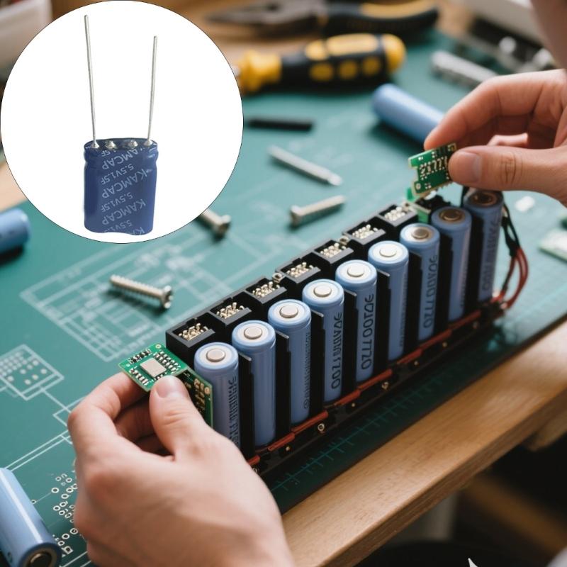 Instantly Use Supercapacitor Module 5.5V 1.5F Prewired Voltages Balance Super Capacitor Embedde System Power Solution