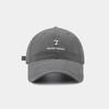 Korean-Style Embroidered Baseball Cap for Women - Wide Brim, Face-Slimming, Plus Size, Deep Sunshade Duckbill Hat