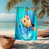 Ultra-Soft Beach Towel with Pocoyo Theme,Ideal for Pool - Camping, Diving - Perfect Travel Essential, Vibrant Beach Towel.