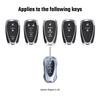 Zinc Alloy Car Key Case Cover for Chevrolet Onix Equinox Orlando Cruze Spark Sonic Camaro Volt Bolt Trax Malibu Blazer Traverse