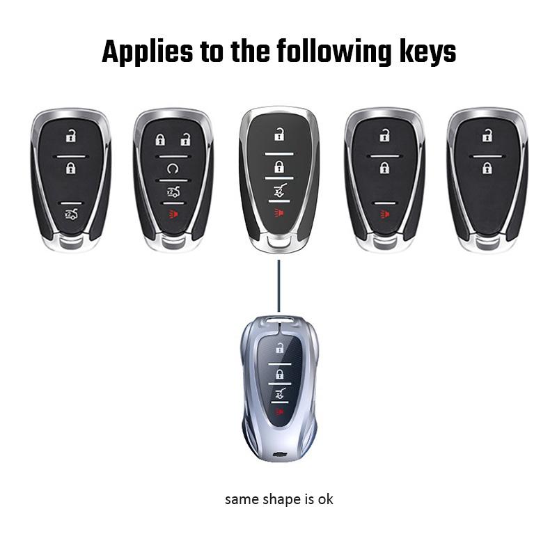 Zinc Alloy Car Key Case Cover for Chevrolet Onix Equinox Orlando Cruze Spark Sonic Camaro Volt Bolt Trax Malibu Blazer Traverse