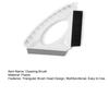 Cleaning Brush Triangular Brush Head Design Lightweight Ergonomic Handle Door Gap Brush Corner Cleaning
