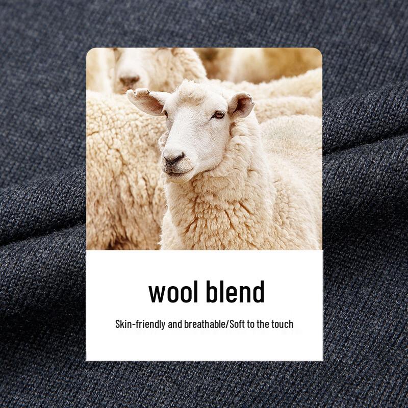 Caizi Men's Stand Collar Knitted Cardigan