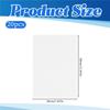 CYCLI-Waterproof For Mask Fursuit Eye Mesh, 20 Sheets White PVC Plastic Blank Canvas For Furry Cosplay