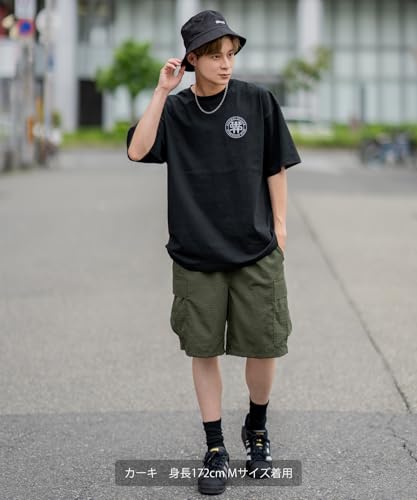 [IMPROVES] SIDEWAYSTANCE Poly Washer Wide Cargo Shorts