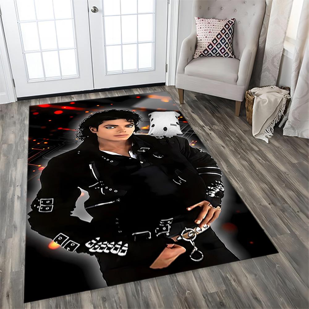 King Of Pop Legend Rug for Living Rooms, Bedrooms, Home Décor, and As Gifts.