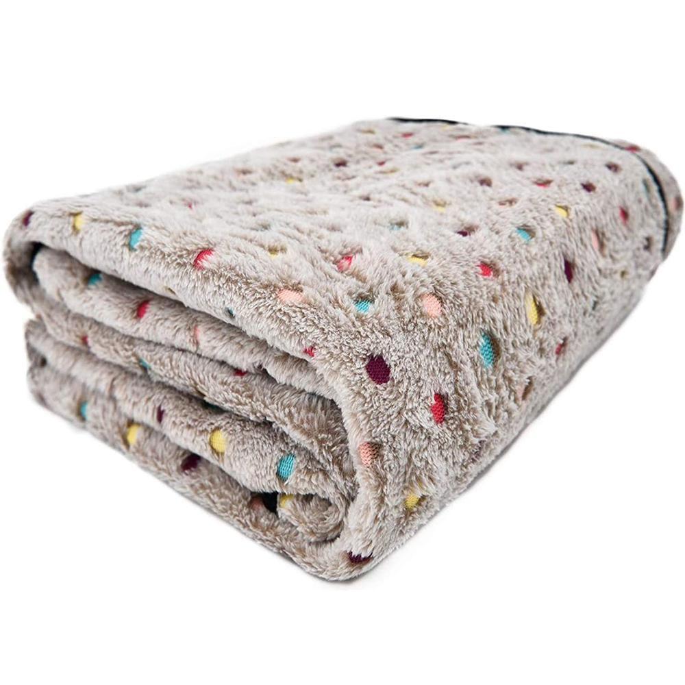 1PC Pet Dog Puppy Winter Blankets Flannel Throw Warm and Cozy for Small Medium Large Pet Dog Cat