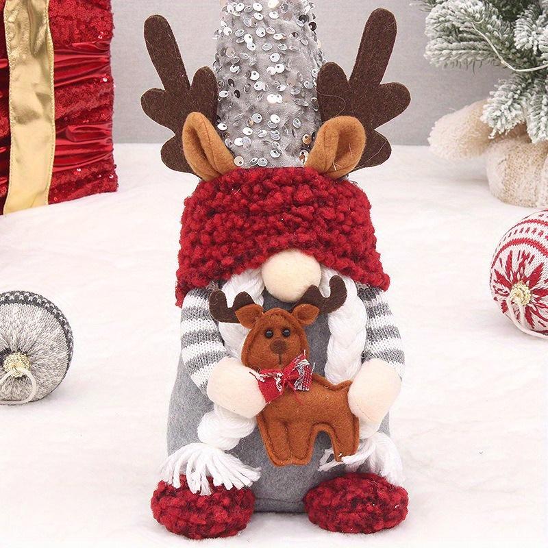 1Pc Eukynlre Christmas Gnomes Plush Decorations, Christmas Gnome Swedish Santa Tomte, Christmas Stuffed Gnomes Home Decor