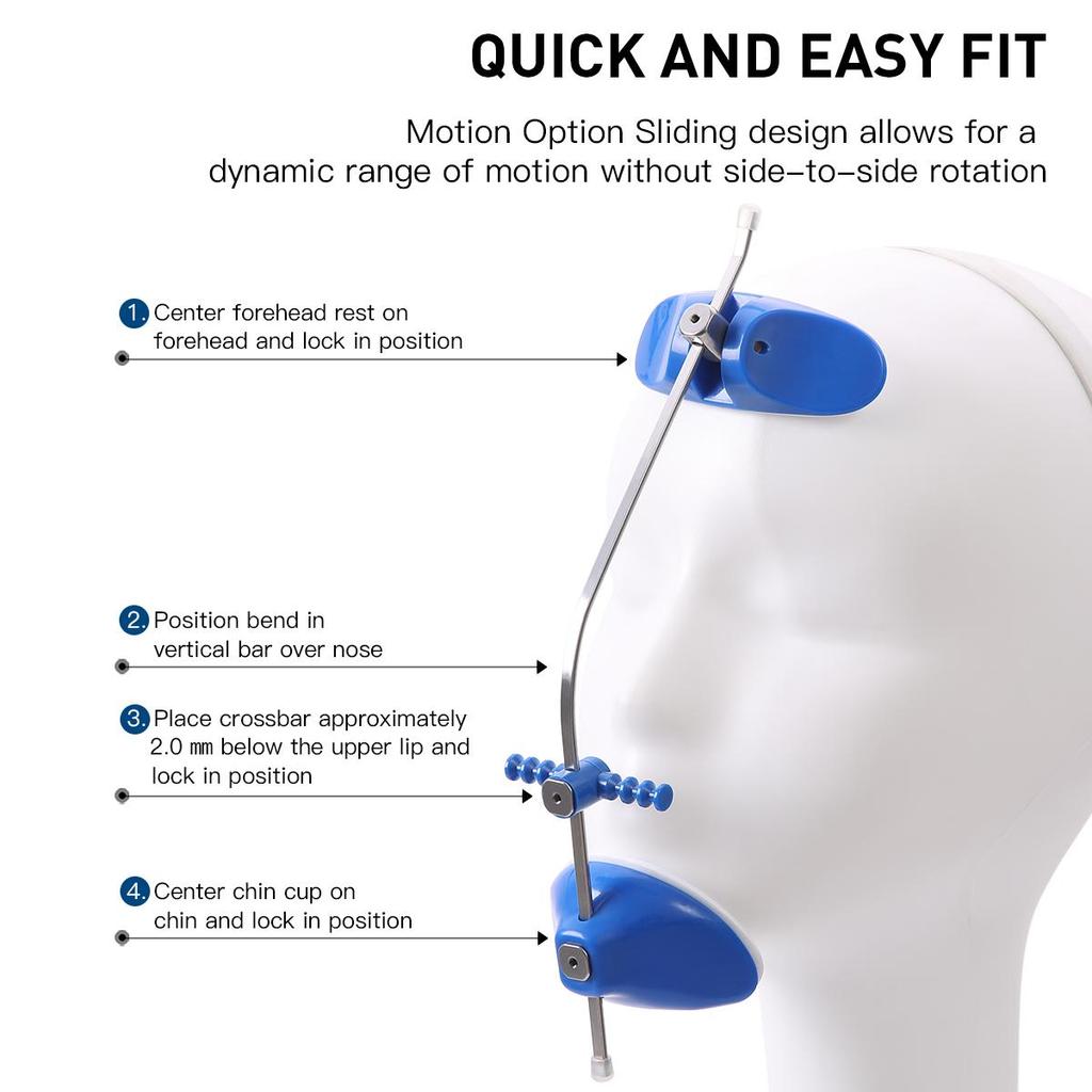 Dental Orthodontic Forward Pull Headgear Facemask With Single Lever Adjustable for Underbite Correction