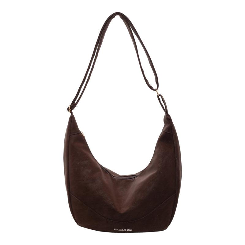 Große Einzelschulter-Umhängetasche, Stilvoll und Lässig für den Täglichen Weg zur Arbeit, Knödeltaschen-Stil