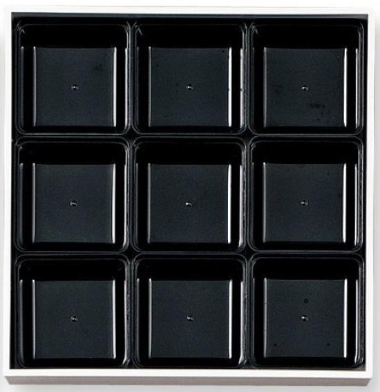 Showa Jubako Box with Seal 18cm H x 18cm W x Perfect for Sports Cherry Blossom New and Osechi Dishes Three-Tiered (Hall) Lid, White, Approx. 16.7cm D,