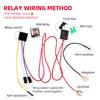 Horn Button 12V Air Horn Harness Relay Kit 40A 4 Pins for Car Truck Train Boat SUV Bus Lorry