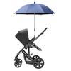 Baby Stroller Umbrella with Clamp UPF 50+ Sun UV Protection Adjustable Waterproof Windproof Universal Outdoor UV Blocking Pram Parasol