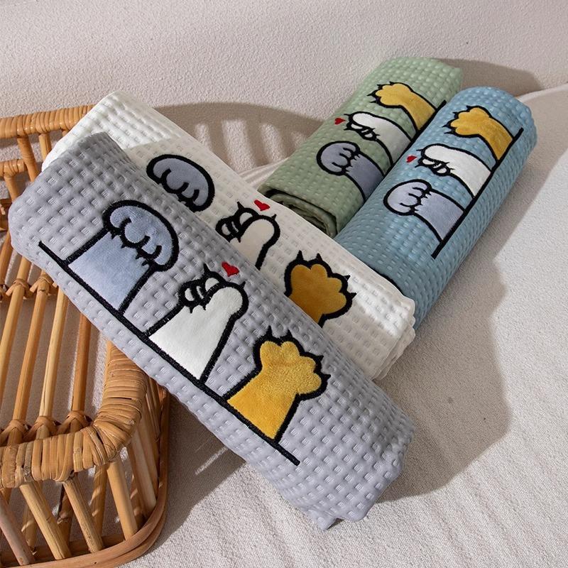 New Ice Silk Sofa Cushion Summer Mat Seat Cushion Cartoon Cute Wind Summer Sofa Cover Cloth Towel