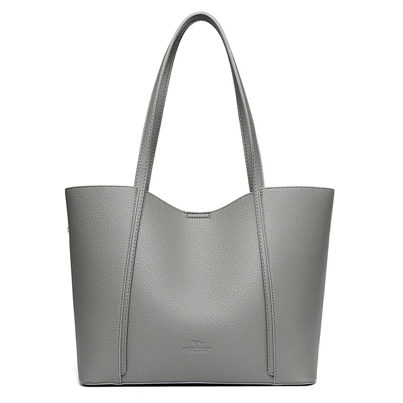 Women's High-Quality Leather Shoulder Bag  Crossbody  Messenger Tote Bag  Branded Large Bag