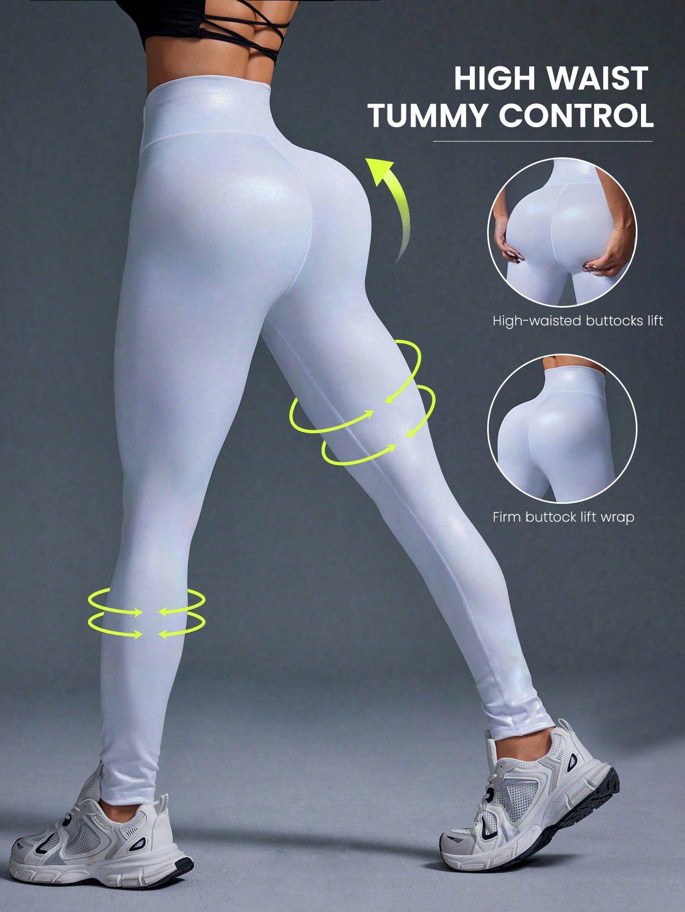 

Леггинсы для йоги с высокой талией и эффектом «персиковых ягодиц» с принтом змеиной кожи - быстросохнущие, эластичные фитнес-тайтсы Extra Large