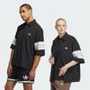 Adidas Originals SS24 Sport Løstsittende Polo Komfortabel Fritidskortarmsskjorte Unisex Topper Svart IY7392