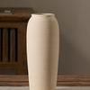 Terracotta Ceramic Vase: Rustic Pottery Flower Vessel for Living Room, Hotel, or Outdoor Décor