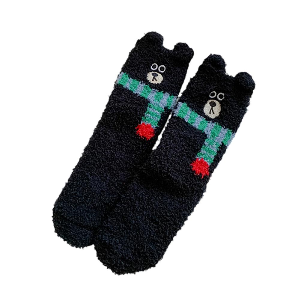 Women's Coral Velvet Socks, Children's Mid Tube Warm Floor Socks, Thickened And Velvet Socks