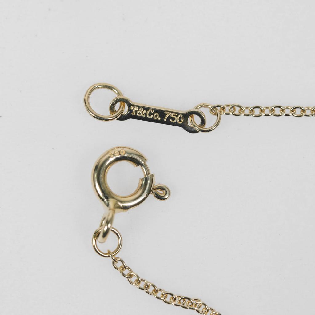 TIFFANY&Co. Venice Goldoni Heart Necklace Paloma Picasso K18 Yellow Gold/diamond Heart 4g Women Used