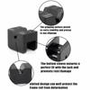 Black Rubber Jack Rubber Pad Durable Wear Resistant Anti Slip Slotted Adapter  Axle Stand Use