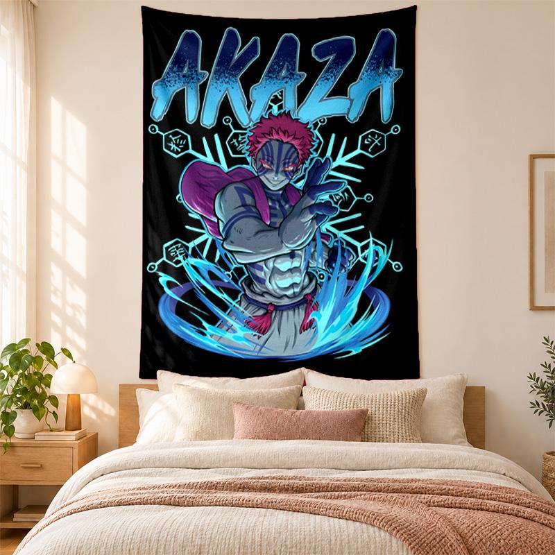 Akaza Demon Slayer Tapestry highquality for decorating living room bedroom dorm walls ideal as bedroom wallart orholiday gift