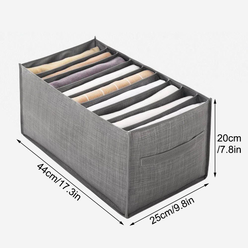 1PC Pants And Clothes Storage Artefact Box For Jeans Division Organizer Bag Clothing Separator Basket