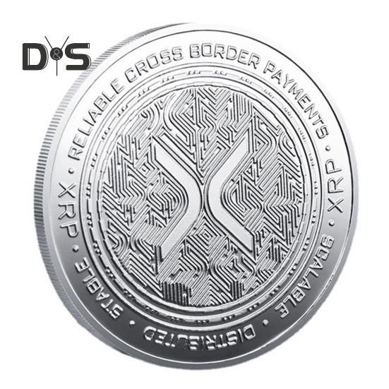 XRP Coin Commemorative Coin Symbol of Financial Innovation XRP Ethereum Coin Highlighting Leading Digital Coins Gift for Enthusiasts Educational