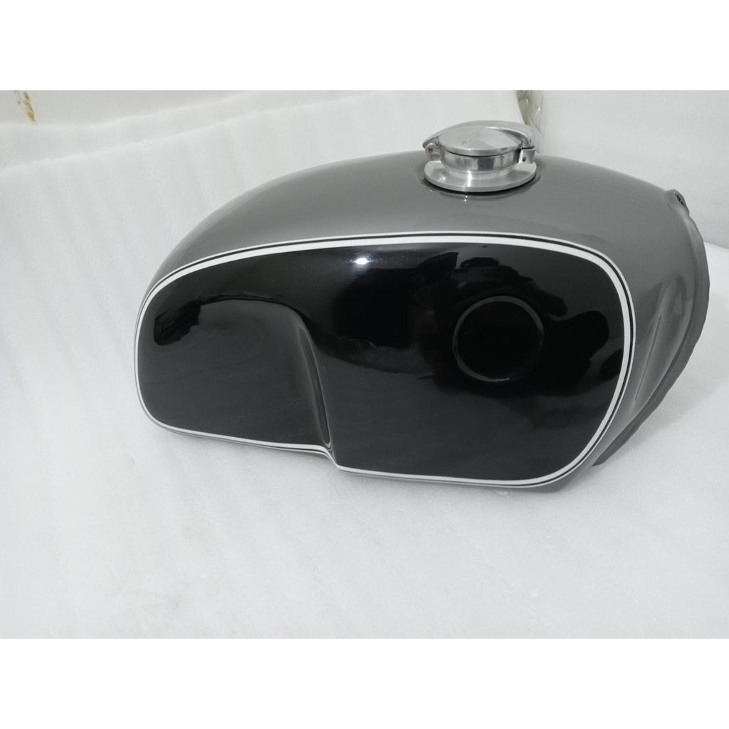 BMW R100 RT RS R90 R80 R75 STEEL FUEL TANK BLACK & GRAY PAINTED + CAP |Fit For