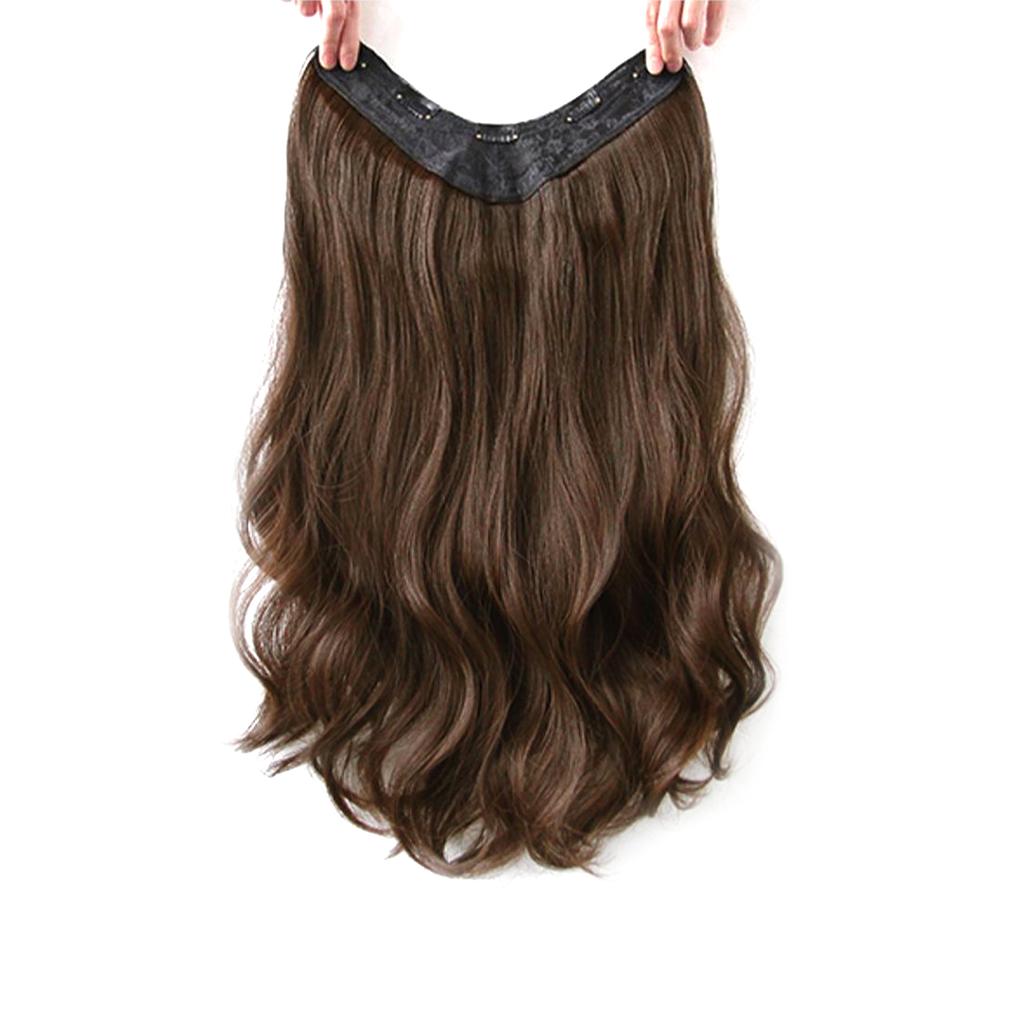 45/60cm Synthetic Curly Wig Piece U-Shape Natural Fluffy Large Wavy Curly Hair Wig With Clip Wedding Party Costume Wig Props