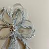 Mizuhiki Hair Ornament, Silver, Braided Cord, for Traditional Japanese Clothing, Graduation Ceremony, Coming-of-Age Ceremony, Wedding, Headpiece,
