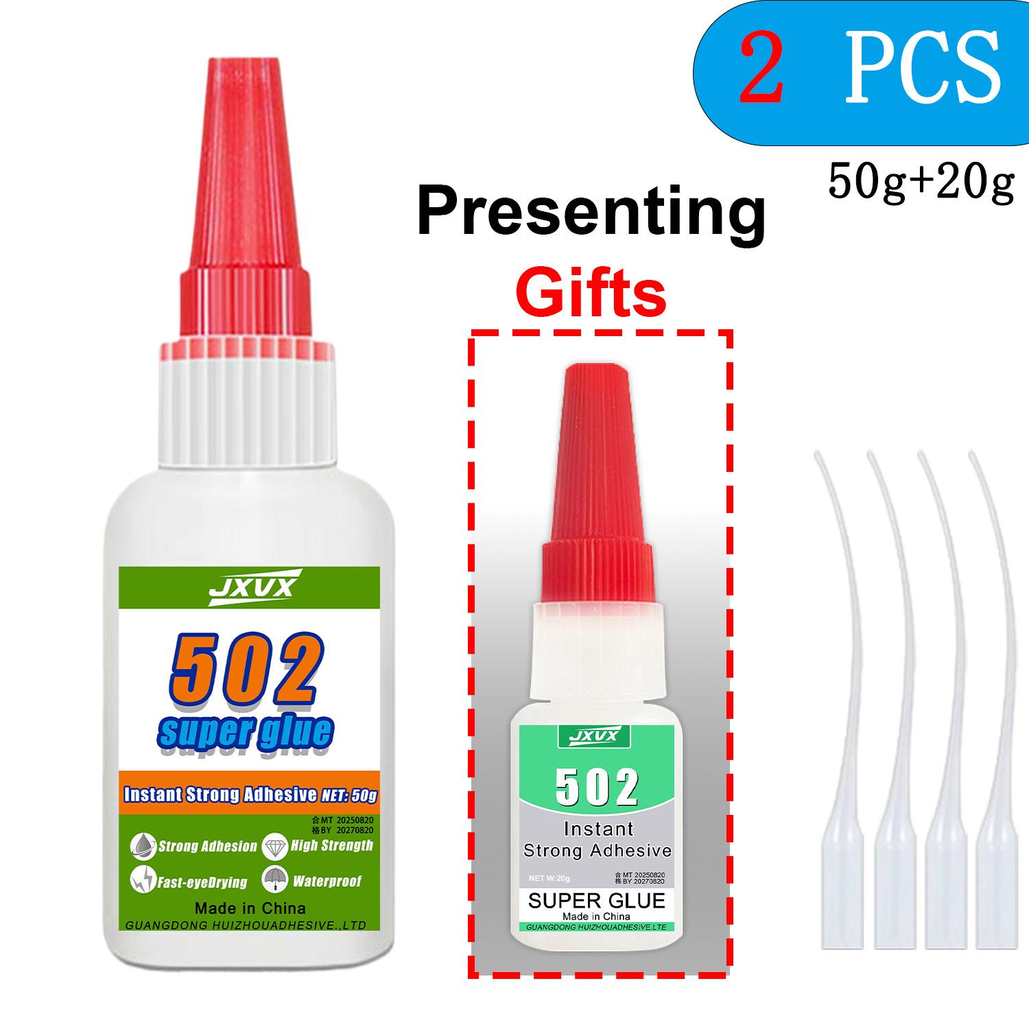 502 Instant Adhesive – Factory-direct superglue; cyanoacrylate adhesive for bonding toys and furniture; all-purpose adhesive for metal, plastic,