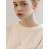 (925 Silver) Glim Pebble Long Necklace Nz2430