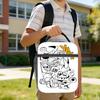 Renamon Digimon Anime Insulated Lunch Bags Thermal Bag Meal Container Aesthetic Leakproof Tote Lunch Box Food Bag College