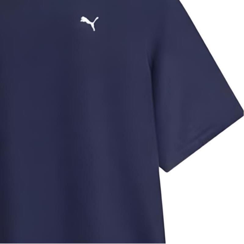 PUMA T Shirts Unisex Blue Crew Neck Moderate 520759-56