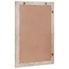 Wall Mirror Bleached White 70 x 50 cm Engineered Wood and Glass