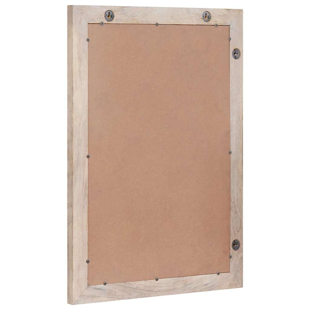 Wandspiegel Gebleichtes Weiß 70 x 50 cm Holzwerkstoff und Glas
