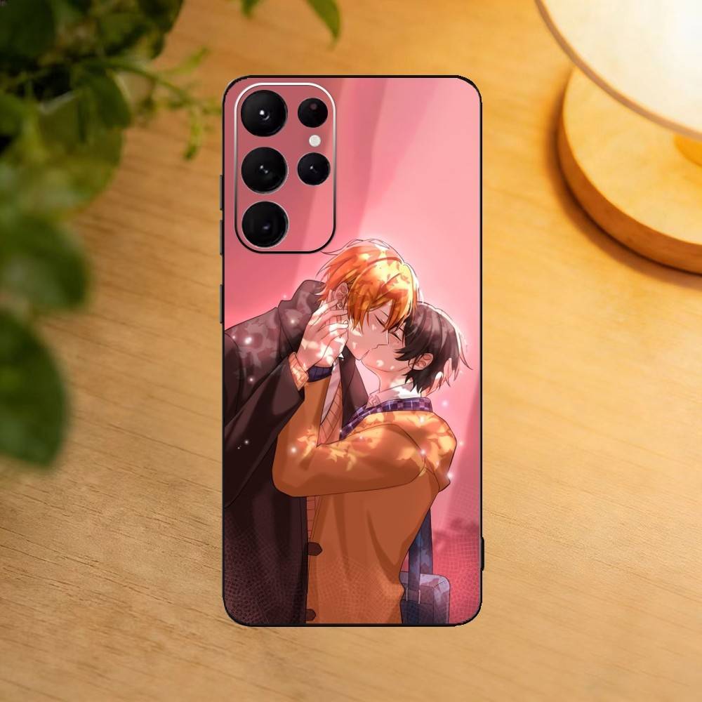Sasaki To Miyano BL Phone Case For Samsung S25,24,23,22,30,21,10,9,Ultra,Plus,Lite Soft Black Case