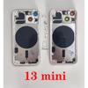 Rear Shell OEM For iPhone 13 Pro Max 12 Mini 11 SE3 14 Pro max Back Housing With Free Gifts,Back Shell Frame+Back Cover+Side Key