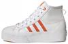 Wmns Nizza Plataforma Média Vegano 'White Bliss Orange' Feminino GY1897