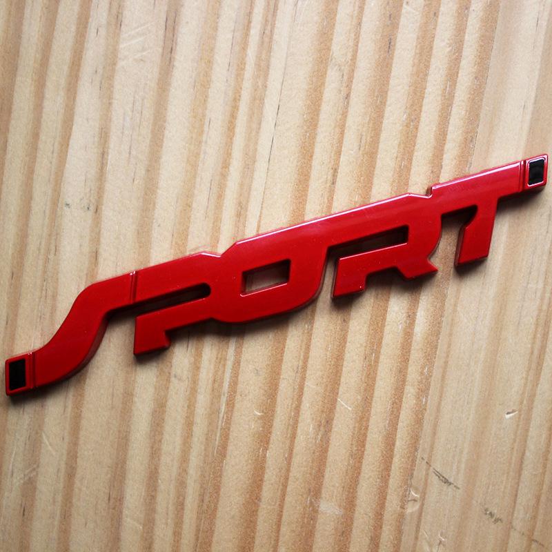 3D Metall Auto Logo Sport Heck- & Karosserieaufkleber