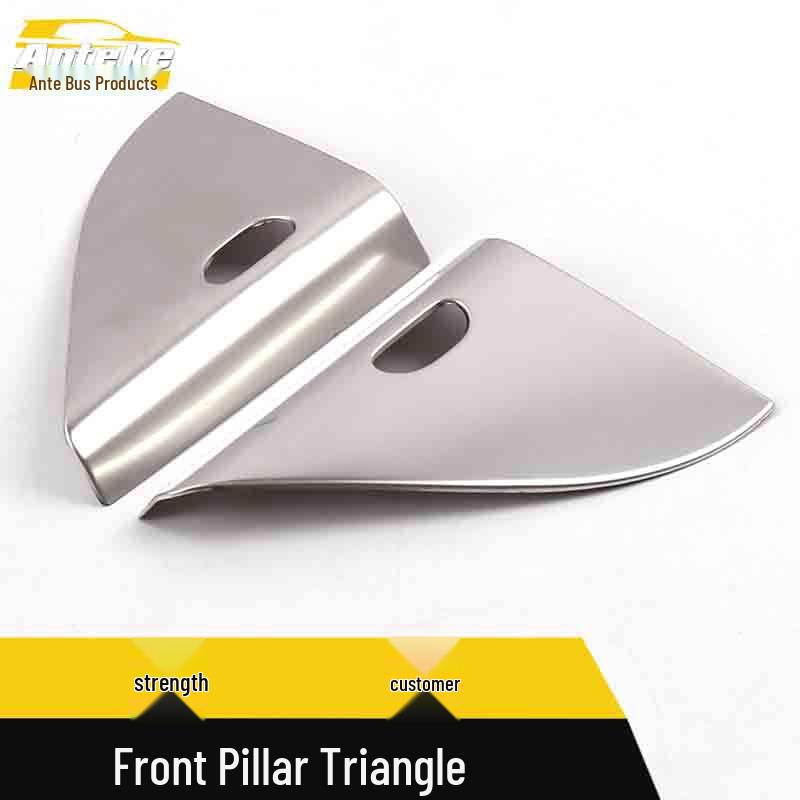 Kicks A-Pillar Triangle Decorative Frame Center Console Sticker - Car Accessories